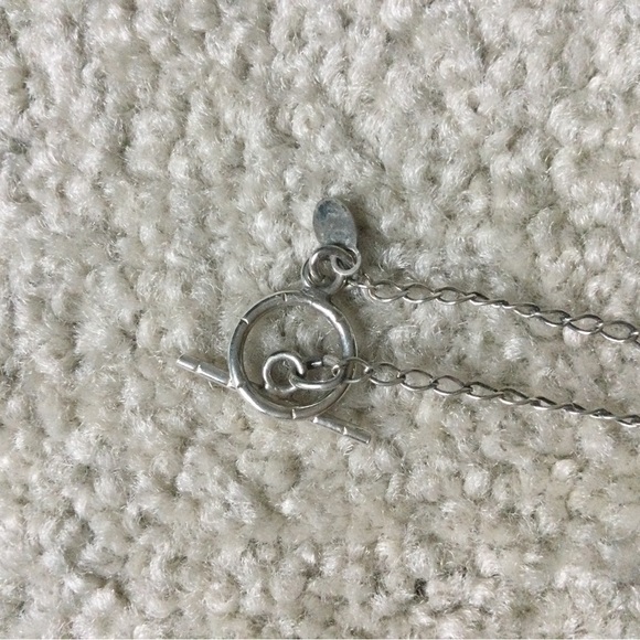 Silver and glass bead necklace - Picture 2 of 3